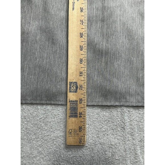 Haggar Shirt Mens XL Gray Short Sleeve Button Up Camp Performance Casual Poly - Picture 9 of 10